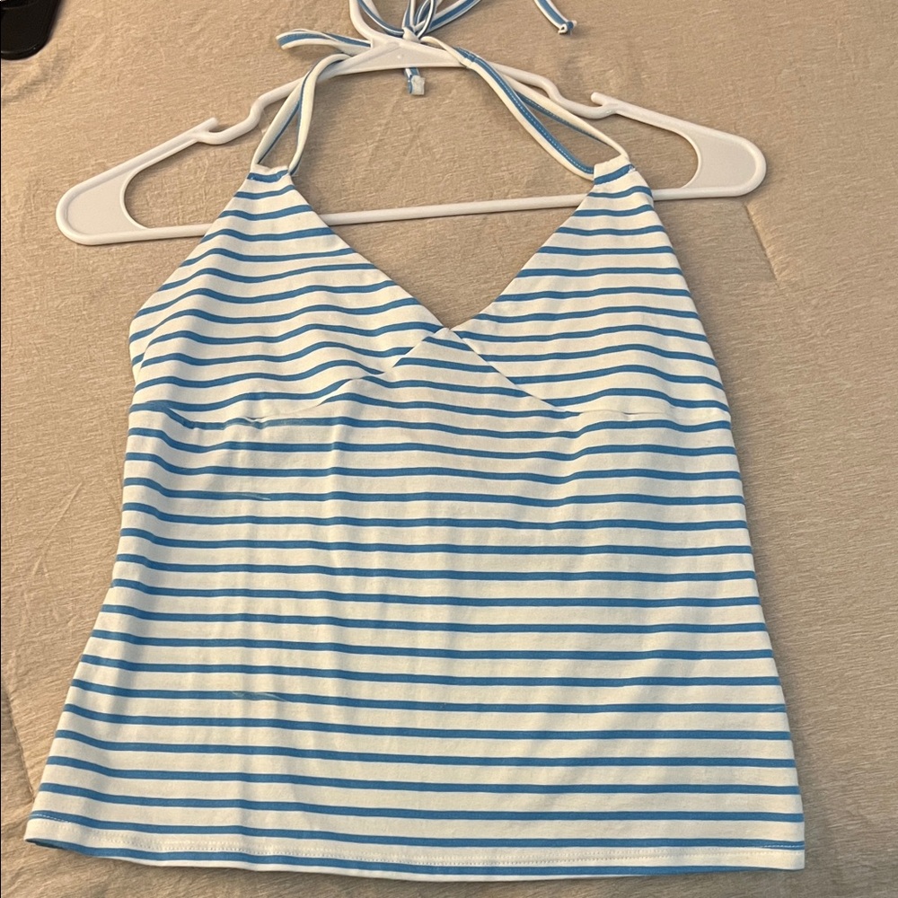 Wild Fable Blue and White Striped Camisole